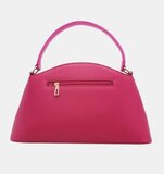 Luxe two-tone handtas in fuchsia-magenta met geometrisch design – premium kwaliteit_