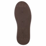 Bruine sneakers met chunky zool en beige details-Chata_