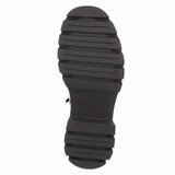 Bruine veterboots met plateauzool en sierlijke veters-Chelsy_