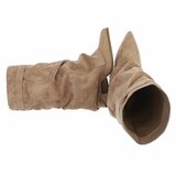 Kaki suède dameslaars met gespdetail-Corabel  _
