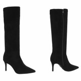 Bottes élégantes noires en daim-Giuseppina_