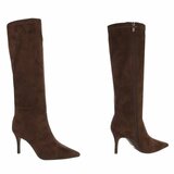 Bottes élégantes marron en daim-Giuseppina_