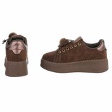 Bruine plateau sneakers-Bala_