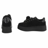 Zwarte plateau sneakers-Bala_