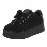 Zwarte plateau sneakers-Bala_