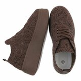 Bruine lage sneaker Myriam_