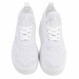 Witte lage sneaker Myriam  _