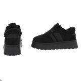 Dames sneakers zwart met warme voering en plateauzool-Celine_