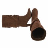 Bottes kaki élégantes à talon carré-Geraldyne_