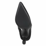 Bottines noires en suède à talon élégant-Aurelie_