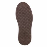 Bruine sneakers met gouden strepen en chunky zool-Darlina_