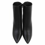 Bottines noires à talon haut-Loni_