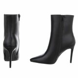 Bottines noires à talon haut-Loni_