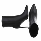 Bottines noires à talon haut-Loni_