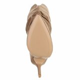 Cuissardes kaki en suédine à tige plissée et talon aiguille-Laurana_