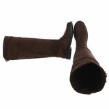 Bottes hautes marron avec détail boucle-Natas_
