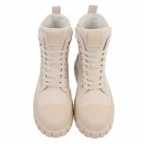 Beige chunky veterboots met strassdetails-Irena  _