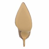 Bottines kaki en suède à talon haut et bride élégante-Agnieska_