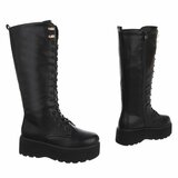 Zwarte hoge veterboot Alie_