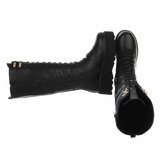 Zwarte hoge veterboot Alie_