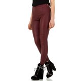 Bordeaux broek in leather look._