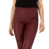 Bordeaux broek in leather look._