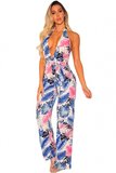 Jumpsuit met exotische print._