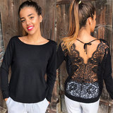 Top/blouse met kant_