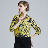 Fashion blouse met luipaard print_