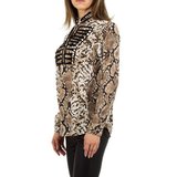 Trendy blouse met Mao col._