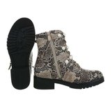 Trendy slangenprint boot Britt 2._