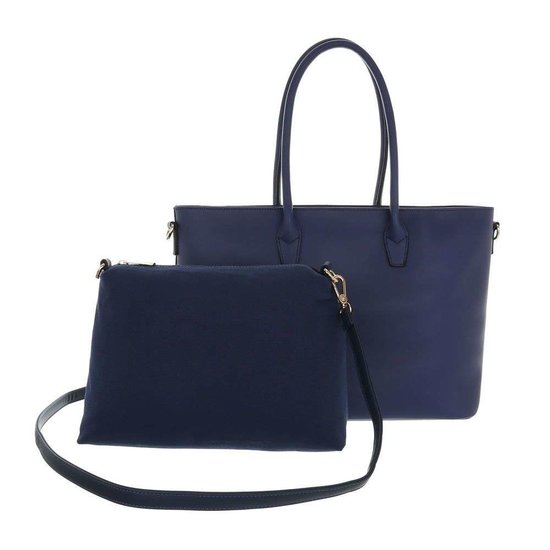 Handtas love blauw.SOLD OUT