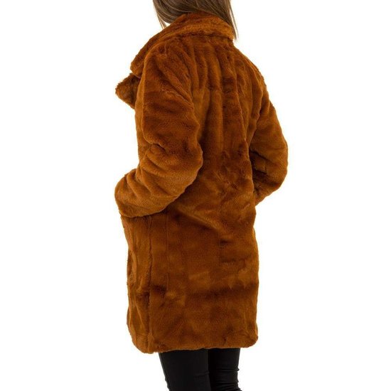 Bruine fake fur jas.SOLD OUT
