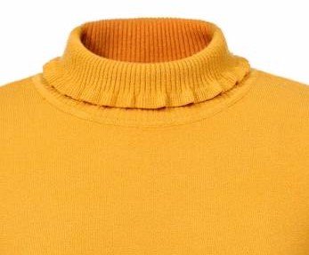 Pull over jaune moutarde.