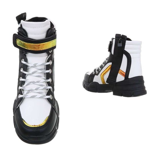 Fashion hoge witte sneaker Dambi.