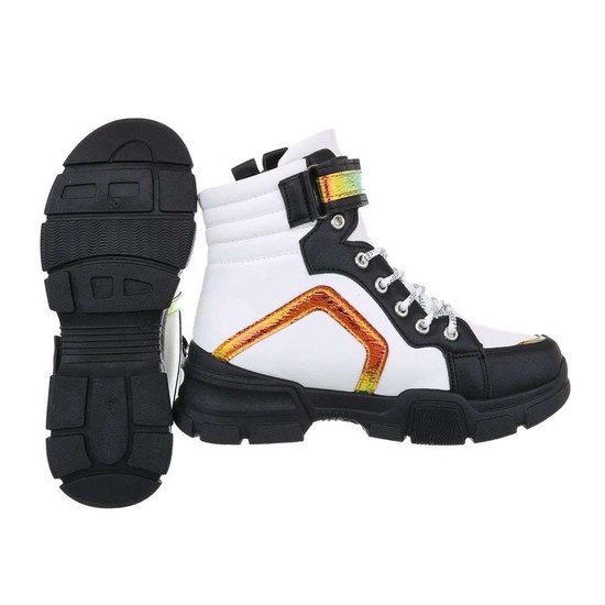 Fashion hoge witte sneaker Dambi.