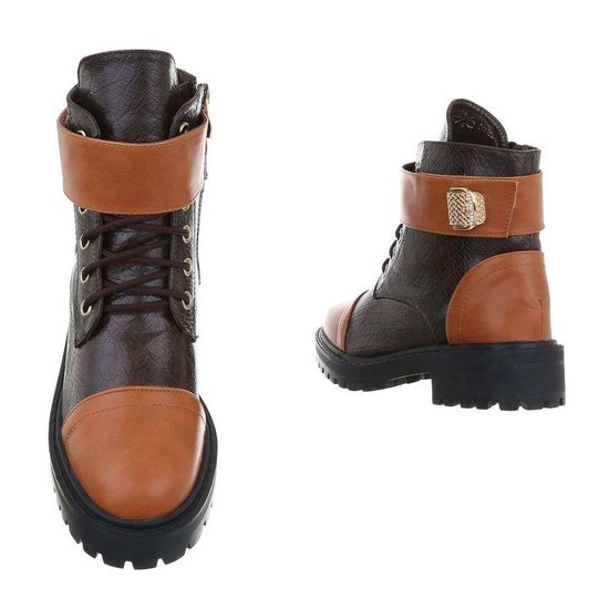 Klassieke bruine/camel boot Siti.