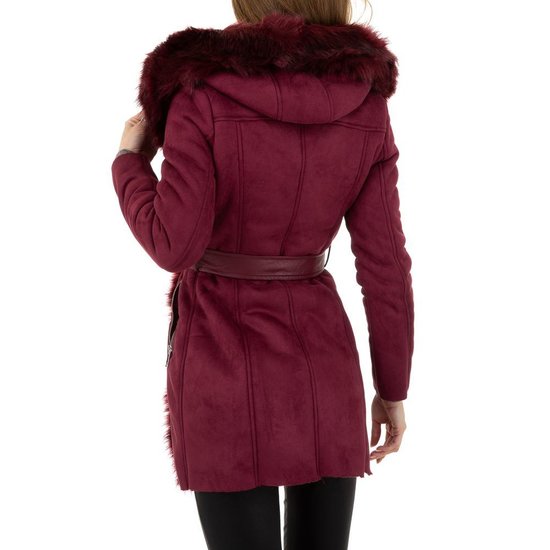Bordeaux daimen jas. 