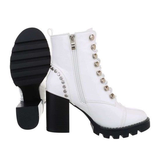 Bottines blanches Sinem.