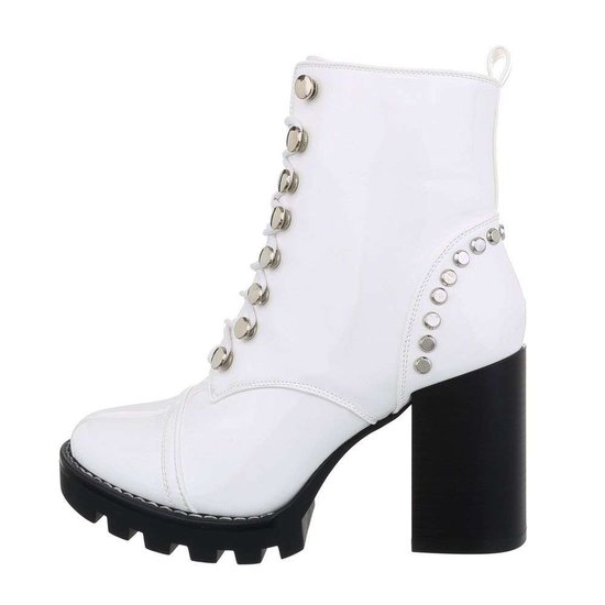 Bottines blanches Sinem.