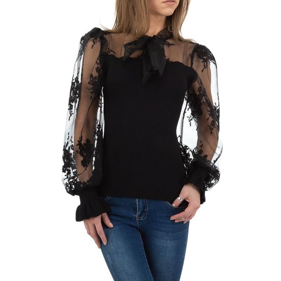 Fashion zwarte blouse