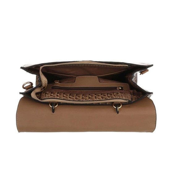 Classy rode schoudertas met designer embleem Model 2.