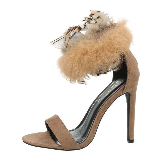 Fashion sandales nudes Mika.