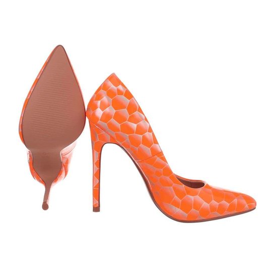 Oranje fashion pump Veri.