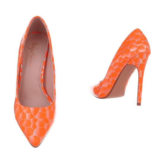 Oranje fashion pump Veri.