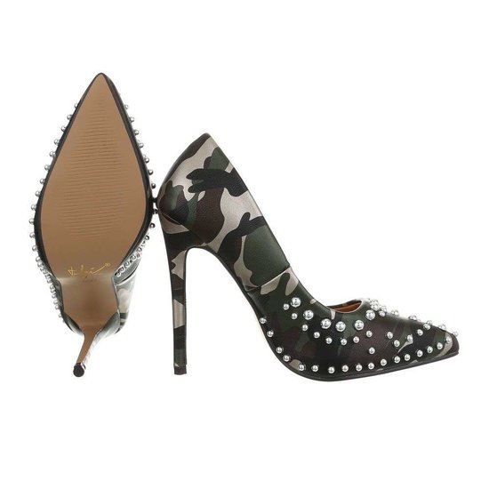 Elegante camou pump Donya.