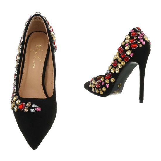 Fashion zwarte pump Sisi.