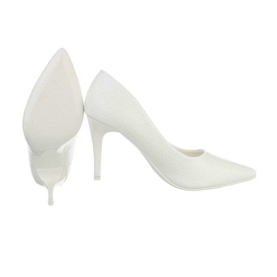 Stylish witte pump Ziba.