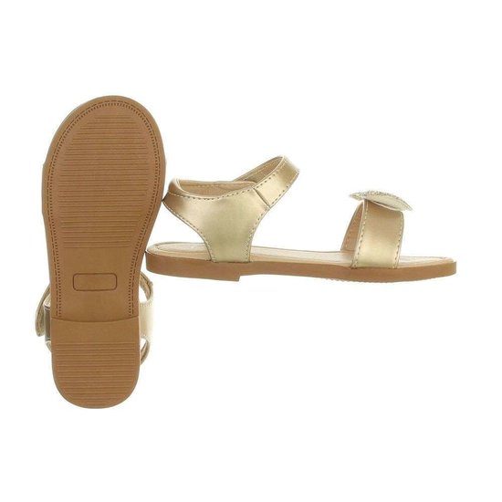 Gouden kinder sandaal Amber.