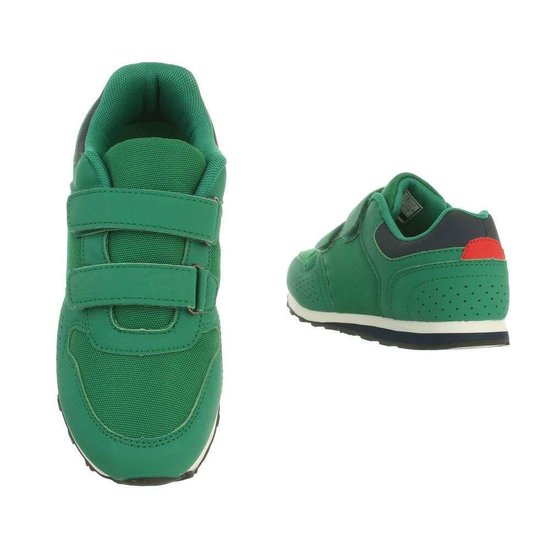 Leuke groene kinder sneaker Ben.